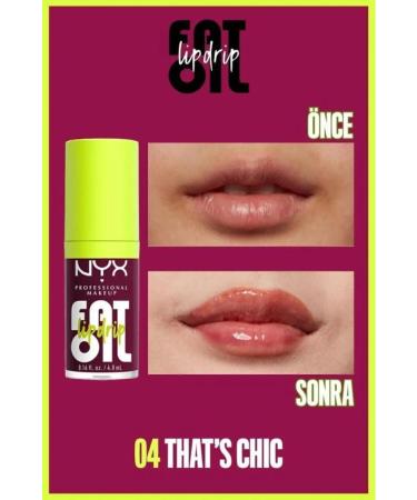 NYX Professional Makeup Fat Oil Lip Drip Shine Lip Oil - Thats Chic & Status Update - Buy Online on GoSupps.com