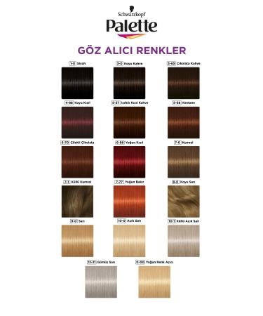 Eye-Catching Colors in the Palette Hair Dye No: 7.77 Intense Copper - Buy Online on GoSupps.com