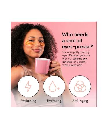 grace & stella Award Winning Caffeinated Eye Mask Niacinamide Hyaluronic Acid 12 Pairs - Buy Online on GoSupps.com