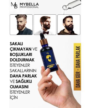 my bella "Vegan" Beard Strengthening and Repairing Serum Mustache Care (Roller Gift) - Buy Online on GoSupps.com