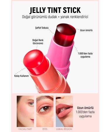 Nera Classy Natural Look Lip and Cheek Color Blush Jelly Tint - Buy Online on GoSupps.com