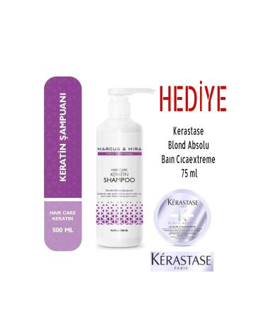 MARCUS MIRA Keratin Shampoo Keratin Shampoo 500 ml Blond Absolu Ba n C caextreme 75 ml Gift