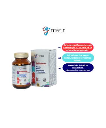 Fitself MULTIVITAMIN KOREAN GINSENG Q10 COENZYME