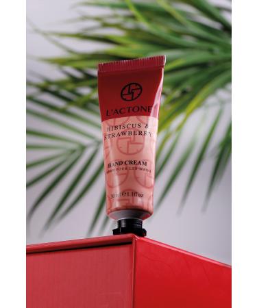 L'ACTONE Hibiscus Strawberry & Rose & My Way Hand Cream Set of 3 30 ml / Hand Cream - Buy Online on GoSupps.com
