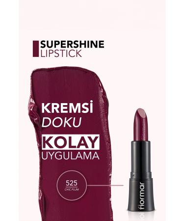 Flormar Supershine Lipstick 525 8690604086863 - Buy Online on GoSupps.com