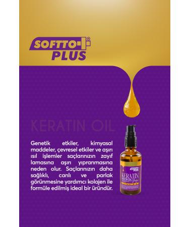 Softto Plus Keratin Oil 50 ml. 8680540171174 - Buy Online on GoSupps.com