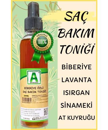 Aktarzane Rosemary Water Hair Strengthening Tonic Hair Care Tonic Special Mix Lavender Nettle Senna 250ml