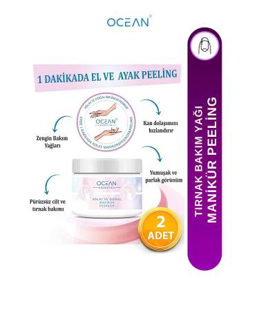 Ocean Easy and Natural Manicure & Pedicure Peeling Nail Care Oil 200gr