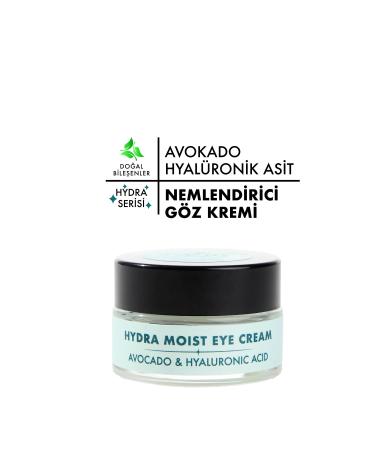 Polente Natural Hydra Mo st Eye Cream- Avocado & Hyaluronic Acid Moisturizing Eye Cream (20 ML)