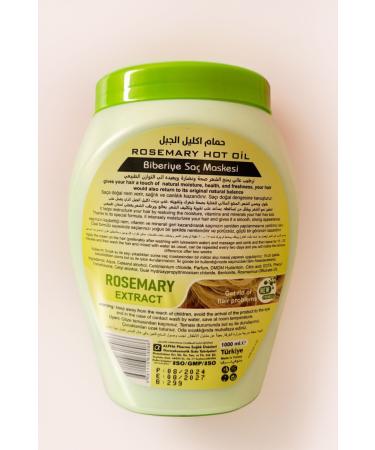 Alpha Rosemary Hair Mask 1000ml Moisturizes and gives a smooth and strong appearance. - Buy Online on GoSupps.com
