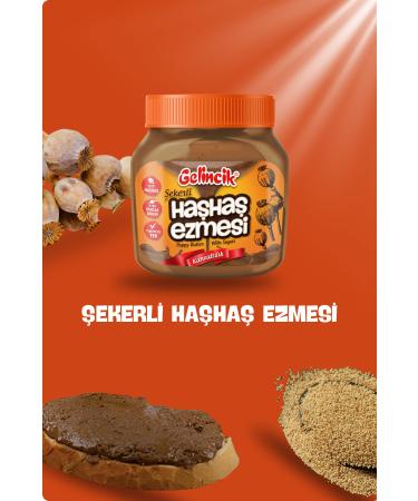 Gelincik Breakfast Spreadable Natural Additive-Free 650gr Special Production Sugared Poppy Seed Paste - Buy Online on GoSupps.com