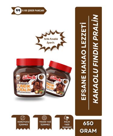 Gelincik Breakfast Spreadable Natural Additive-Free 650gr Special Production Cocoa Hazelnut Praline