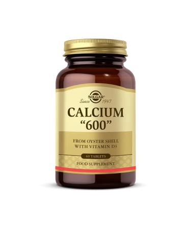 Solgar Calcium 600 Mg Oyster Shell 60 Tablets