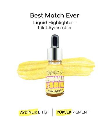BEST MATCH EVER Gold Liquid Highlighter - Gold liquid highlighter - Liquid Highlighter - Highlighter - Buy Online on GoSupps.com