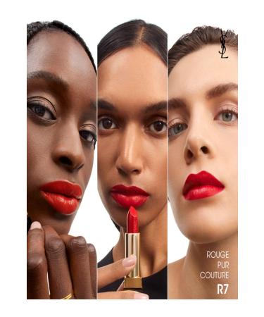 Yves Saint Laurent Rouge Pur Couture - Long-Lasting Moisturizing Satin Finish Lipstick 3.8G - Buy Online on GoSupps.com