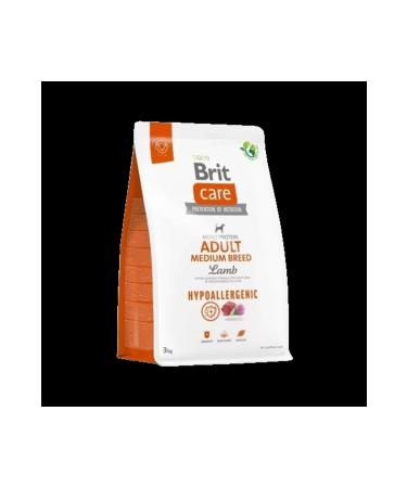 Brit Care Hypo-allergenic Lamb Medium Breed Adult Dog Food 3 Kg