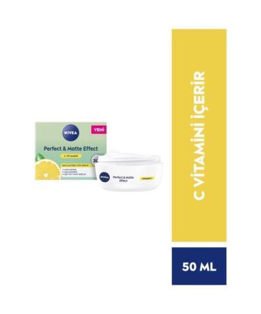 NIVEA Mattifying Daytime Facial Care Cream 50ml Vitamin C Even Skin Tone P.HIDDEN GG240