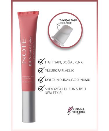 Note Cosmetics Bb Lip Corrector Color Equalizing and Moisturizing Lip Gloss - 03 - Pink - Buy Online on GoSupps.com