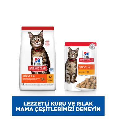 Hill's SCIENCE PLAN Chicken Adult Cat Food 13+2 Kg - Buy Online on GoSupps.com