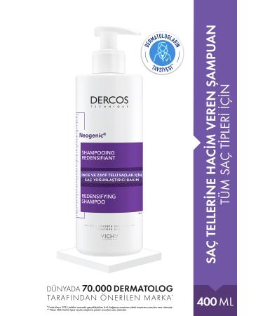 Vichy Dercos Neogenic Thickening and Volumizing Care Shampoo for Fine Hair 400 ML