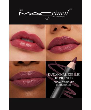 Mac Multipurpose MACximal Iconic Satin Finish Lip and Cheek Lipstick-BRAVE 3.5g - Buy Online on GoSupps.com