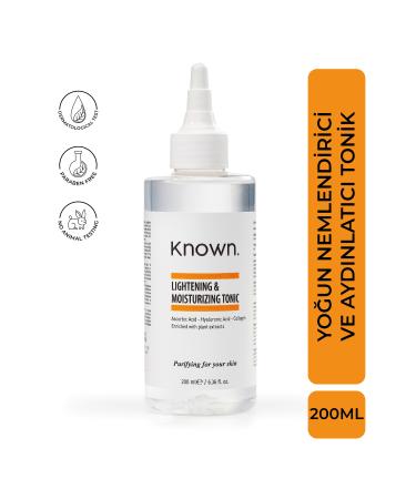 KNOWN. Intensive Moisturizing Tonic 200 ml