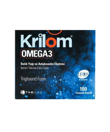 TAB Pharmaceutical Industry Inc. Krilom Omega 3 Softgel 100 Capsules