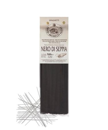 Morelli Black Fish Ink Spaghetti 500 gr - Buy Online on GoSupps.com