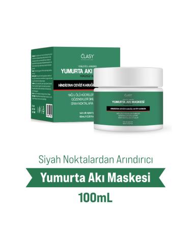 Clasy Care Pore Tightening and Blackhead Purifying Egg White Mask 100ml