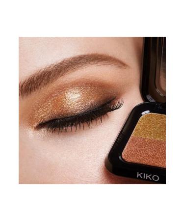 KIKO 2-Pack Eyeshadow Palette - New Bright Duo Eyeshadow 14 Orange Gold / Copper