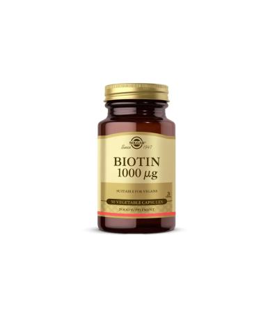 Solgar Biotin 1000 Mg 50 Capsules
