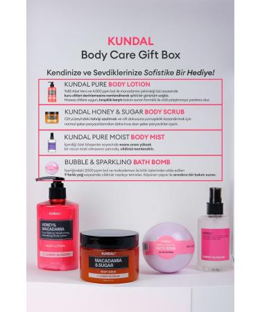 Kundal Intensive Moisturizing Effective Quadruple Body Care Set KUNDAL Body Care Gift Box (Cherry Blossom) - Buy Online on GoSupps.com
