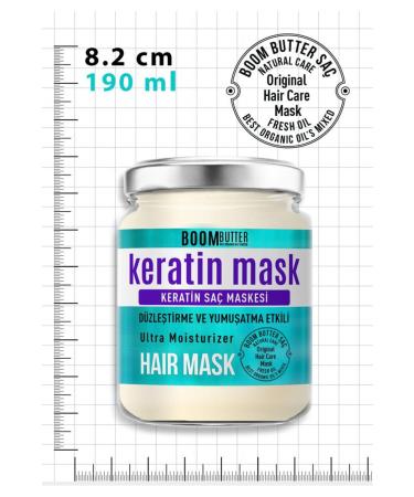 BOOM BUTTER Strengthening Repair Keratin Hair Mask 190 ml - Buy Online on GoSupps.com