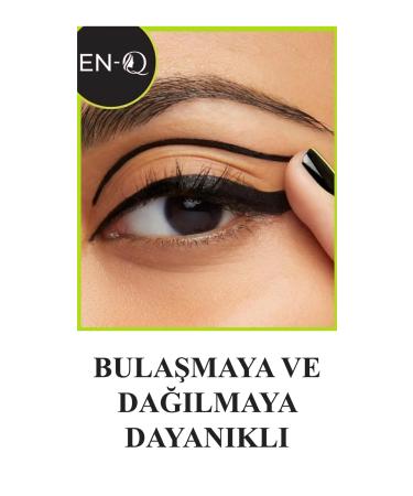 ENQ Ultra Fine Waterproof Black Eyeliner - Buy Online on GoSupps.com