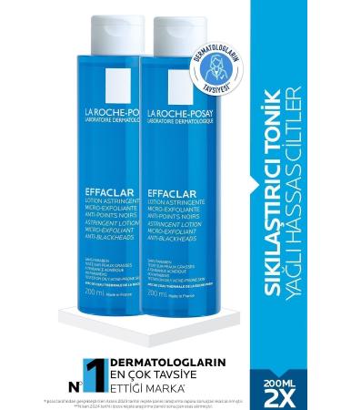 La Roche Posay Tightening Tonic For Oily and Acne-Prone Skin that Reduces the Appearance of Pores x2 Passi.4716