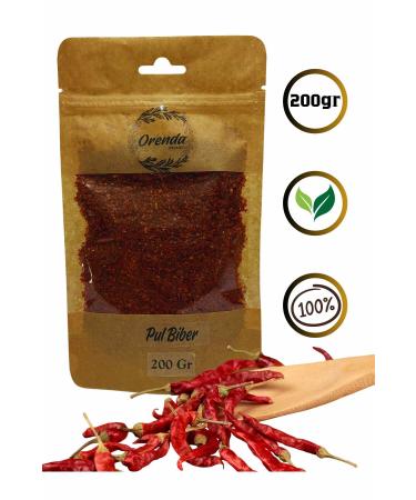 Orenda Red Pepper Flakes 200gr (Naturally dried and carefully ground red pepper will add flavor to meals)
