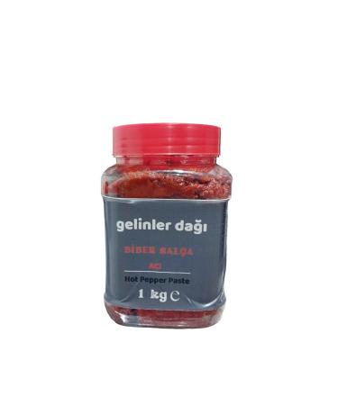 Gelinler Mountain Hatay Local Pepper Paste - Hot 1000 gr (New Season 2024)
