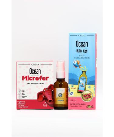 Ocean Microfer Estellife D3 Fish Oil with Iron and Omega 3 Support Package for Children - Buy Online on GoSupps.com