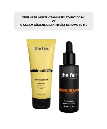 The Fair the fair. Multi Vitamin Gel Toner 100 ml and C-gleam Pore Care Skin Serum 30 ml