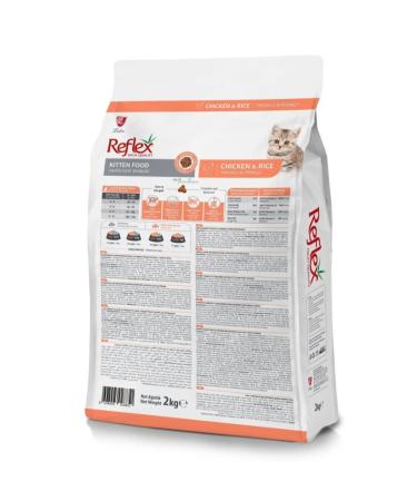 Premium Reflex Kitten Chicken Rice Cat Food 2 Kg X 2 Pieces - Buy Online on GoSupps.com