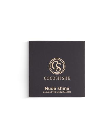 Cocosh She Nude Shine 9 Color Eyeshadow Palette High Pigmentation Non-Clumping Easy Blending - Buy Online on GoSupps.com