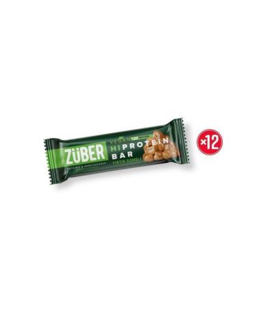 Z ber Vegan Hi-protein Bar with Peanut Butter 45 G - 12 Pieces X 45gr - Buy Online on GoSupps.com