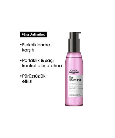 L'oreal Professionnel Serie Expert Liss Unlimited Anti-frizz and Intense Softening Oil - Buy Online on GoSupps.com
