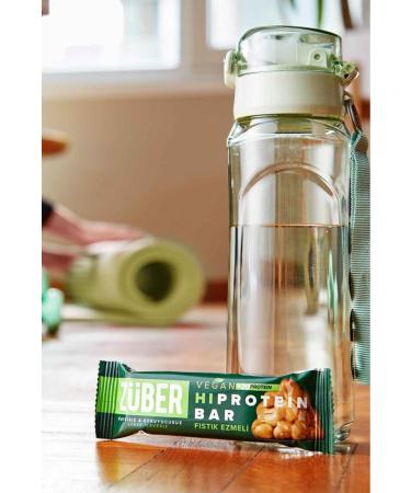 Z ber Vegan Hi-protein Bar with Peanut Butter 45 G - 12 Pieces X 45gr - Buy Online on GoSupps.com