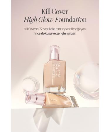 CLIO Lasting Coverage and Intense Radiance Foundation Clio Kill Cover High-Glow Foundation (4 Ginger) - Buy Online on GoSupps.com