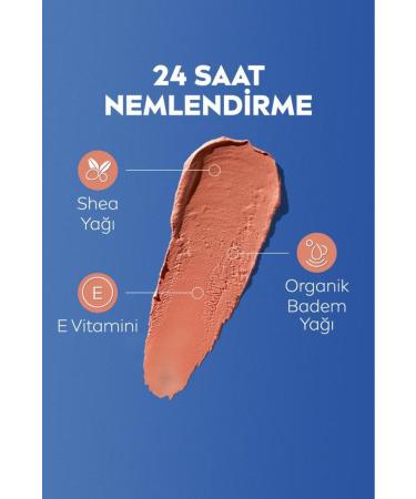 NIVEA Tinted Lip Care Cream Nude 4.8 gr Moisturizing Spf30 Natural Oils Vitamin E For Lips Cheeks - Buy Online on GoSupps.com