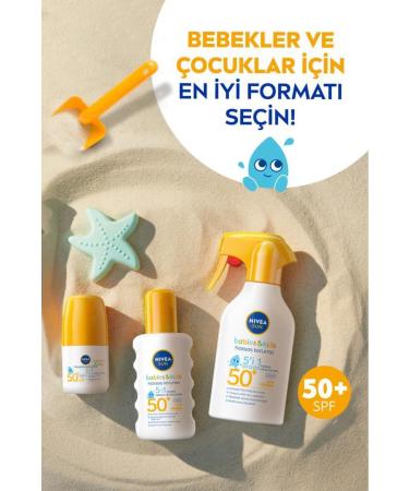 NIVEA SUN Baby Sensitive Protection Sunscreen Roll-on 50ml SPF50 UVA UVB Protection Water Resistant - Buy Online on GoSupps.com