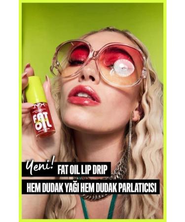 NYX Professional Makeup Fat Oil Lip Drip Shine Lip Oil - Thats Chic & Status Update - Buy Online on GoSupps.com