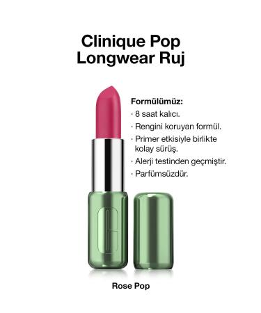 Clinique New Formula Matte Finish Lipstick-Rose Pop PasNew14
