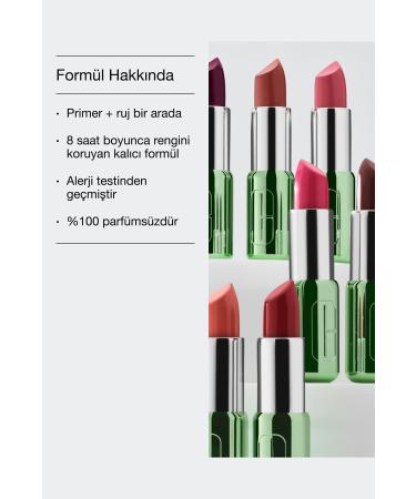 Clinique Rich Pigmentation Color-Saving All-Day Shiny Finish Lipstick-Plum Pop passi.3736 - Buy Online on GoSupps.com